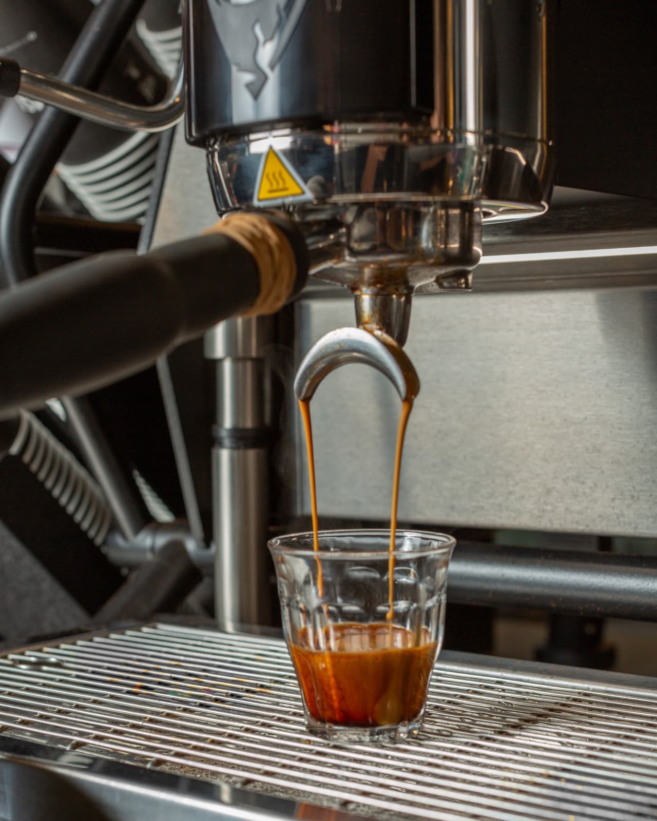 Perfectly poured latte